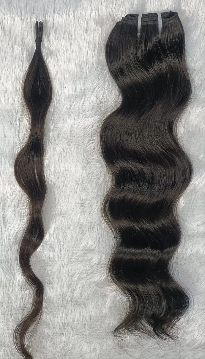 Raw Indian Hair Bundles — Natural Wavy